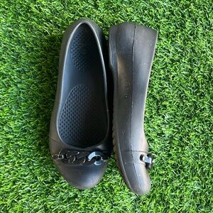 CROCS Gianna Chain Link Ballet Flats size 6